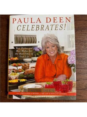 Paula Deen Celebrates! Hardcover Cookbook.